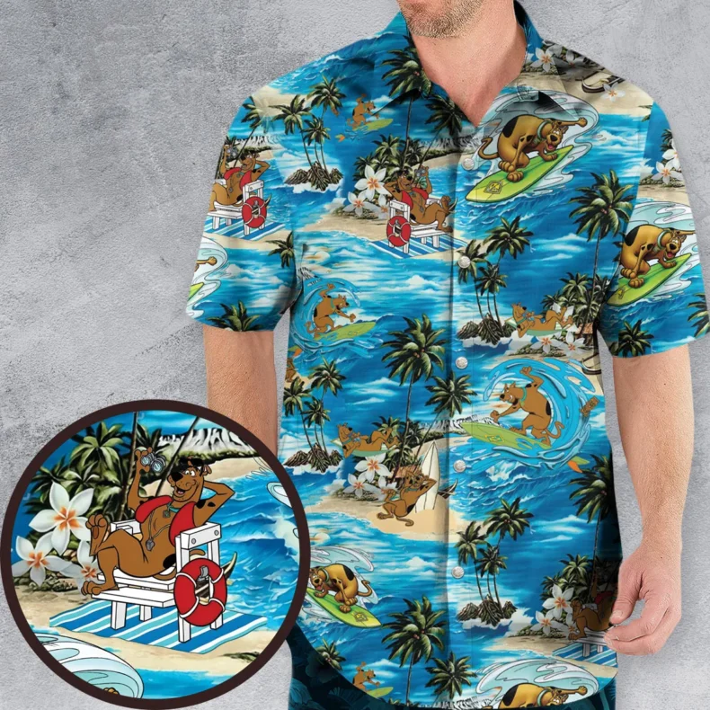 Scooby Doo Surfing Summer Vibe Hawaiian Shirt