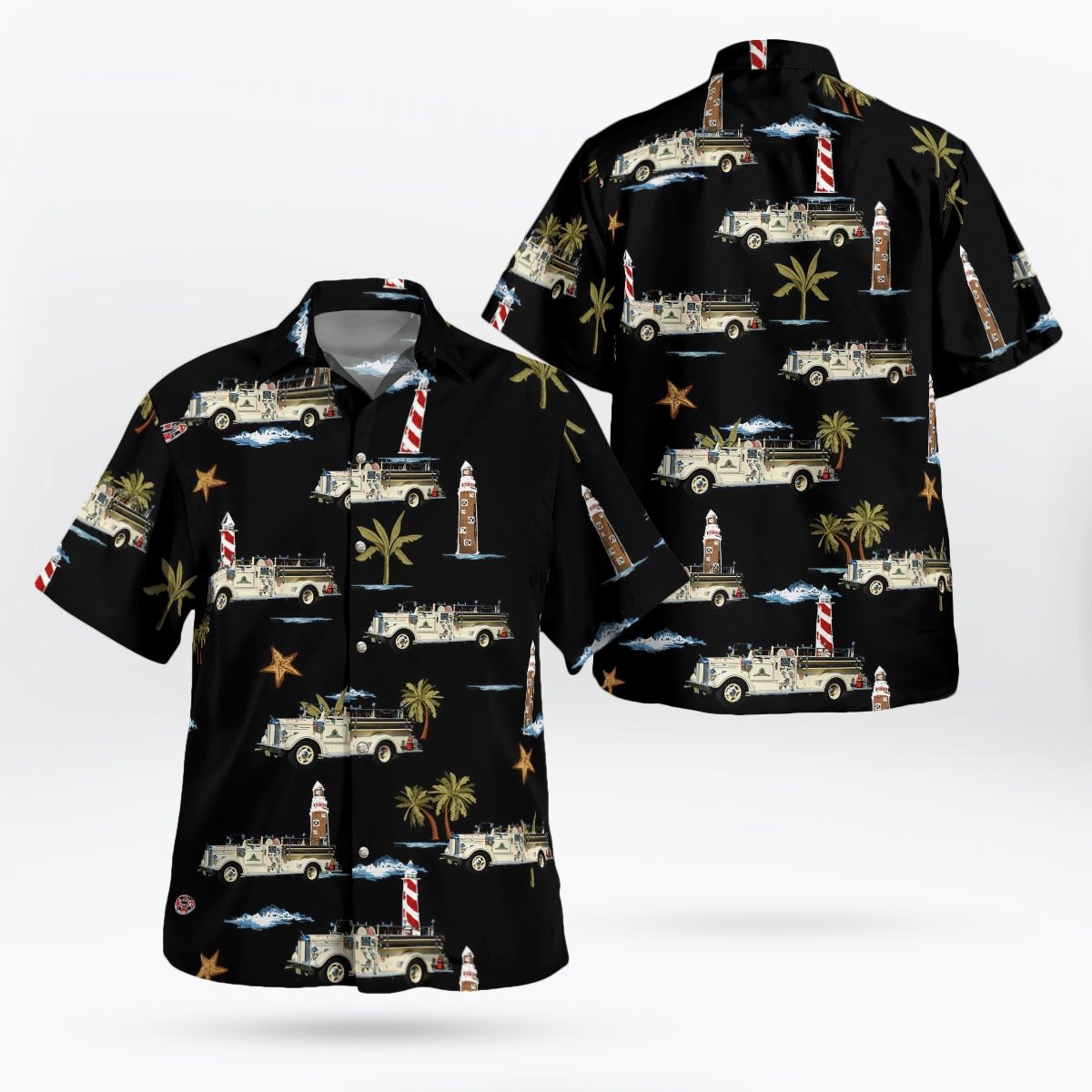 Sea Girt Fire Company, Sea Girt, New Jersey Hawaiian Shirt - Gifts For Firefighters In Sea Girt, NJ
