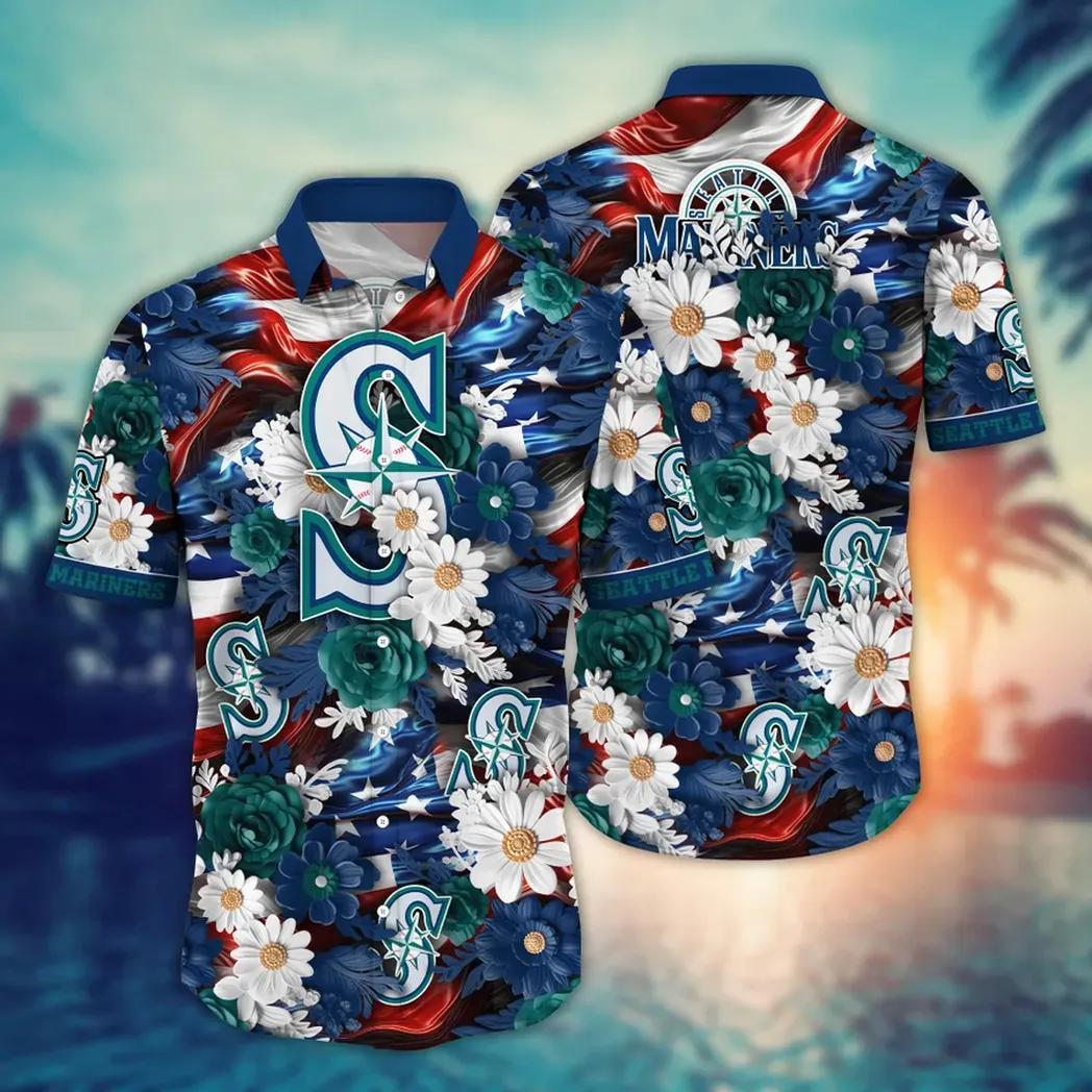 Seattle Mariners MLB Aloha Hawaiian Shirt 2, MLB Hawaiian Shirt