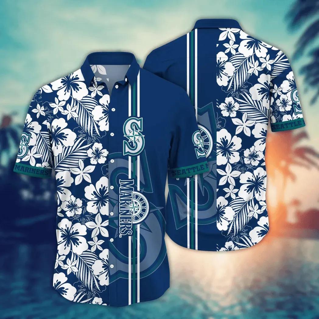 Seattle Mariners MLB Flower Aloha Hawaiian Shirt 13, MLB Hawaiian Shirt