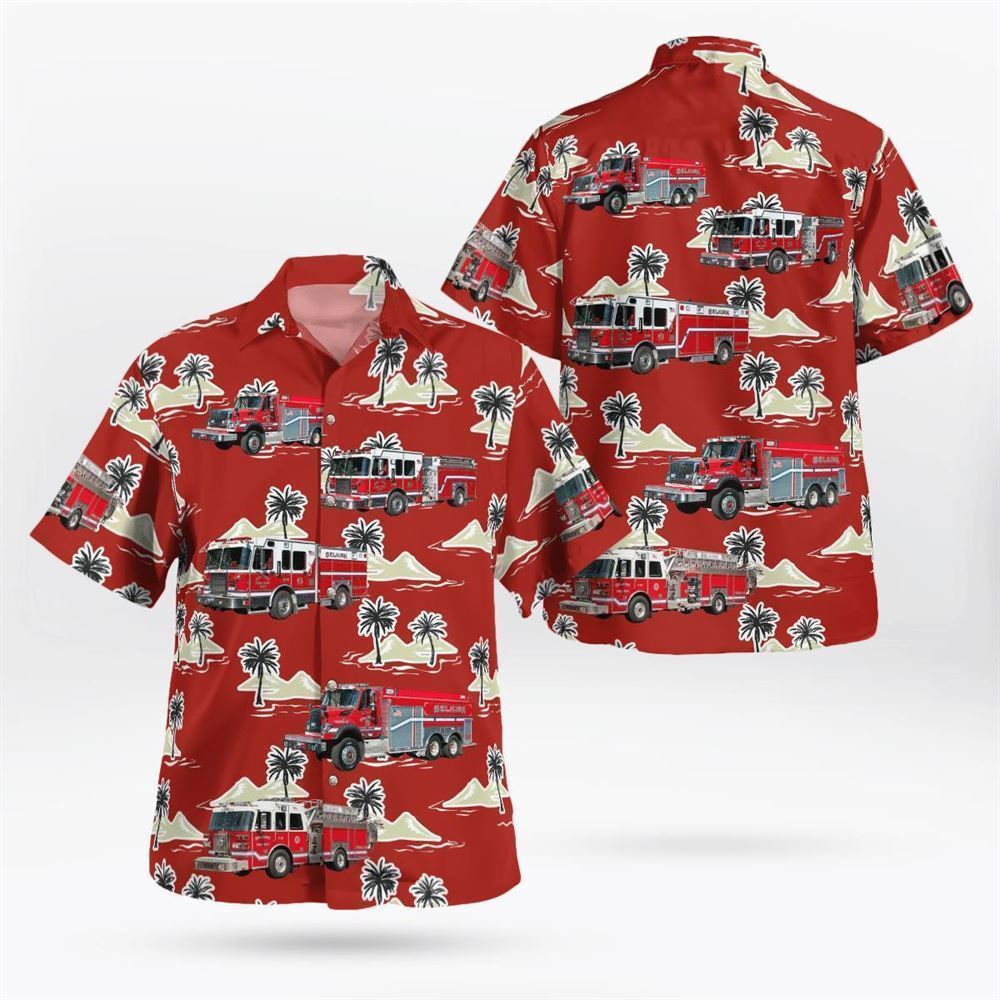 Selkirk, New York, Selkirk Fire Department Hawaiian Shirt - Gifts For Firefighters In Selkirk, NY