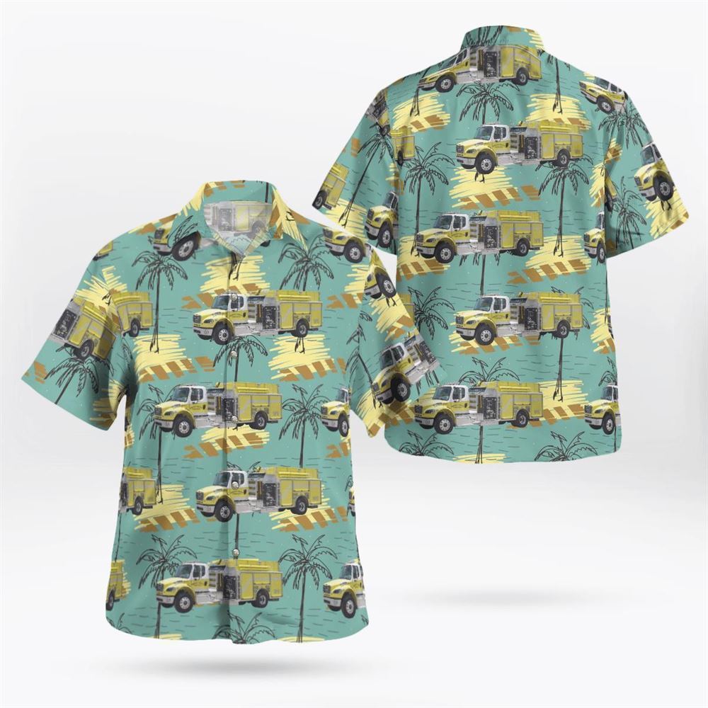 Seneca Castle, New York, Seneca Castle Fire District Hawaiian Shirt - Gifts For Firefighters In Seneca Castle, NY