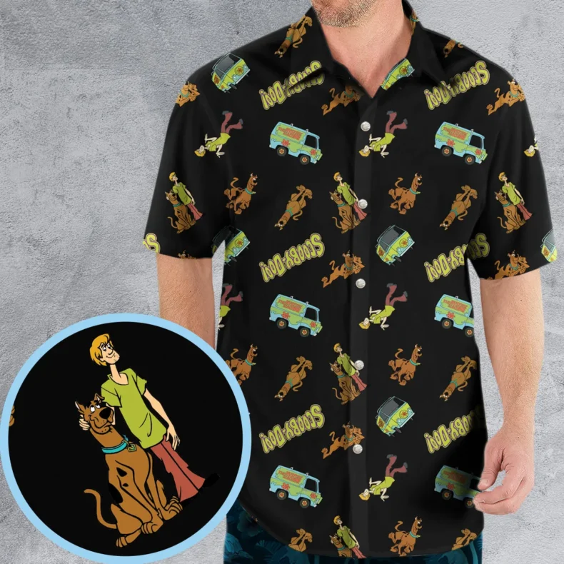 Shaggy Rogers and Scoobert Scooby Doo Hawaiian Shirt
