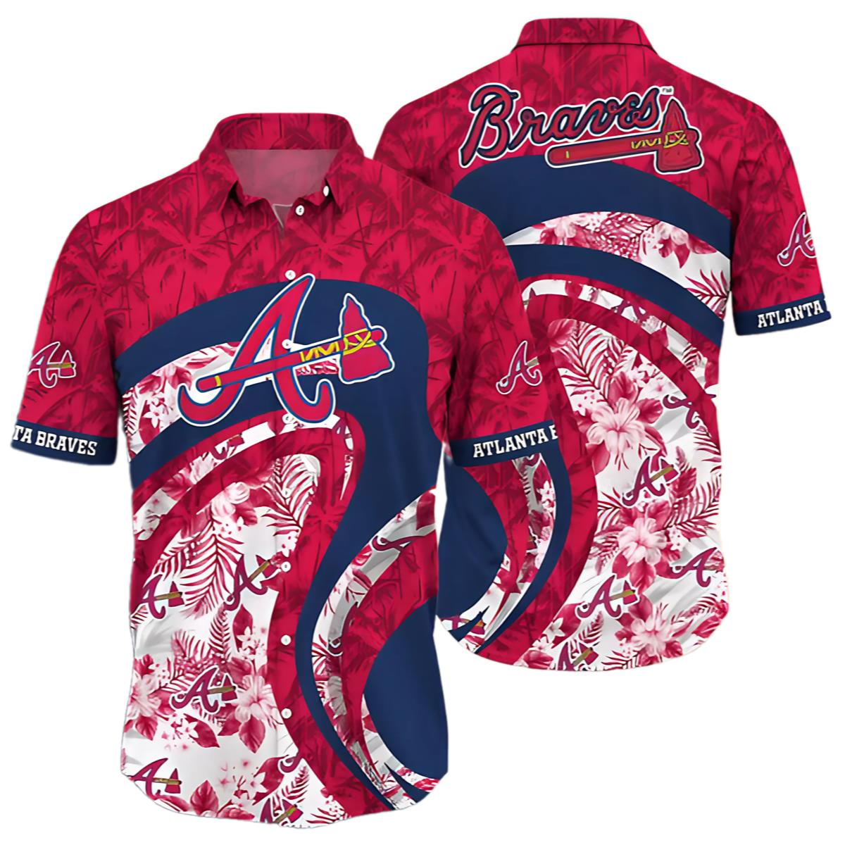 Show Your Team Spirit with Vibrant Atlanta Braves Hawaiian