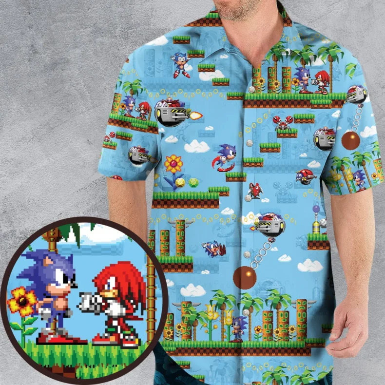 Sonic the Hedgehog Hawaiian Shirt
