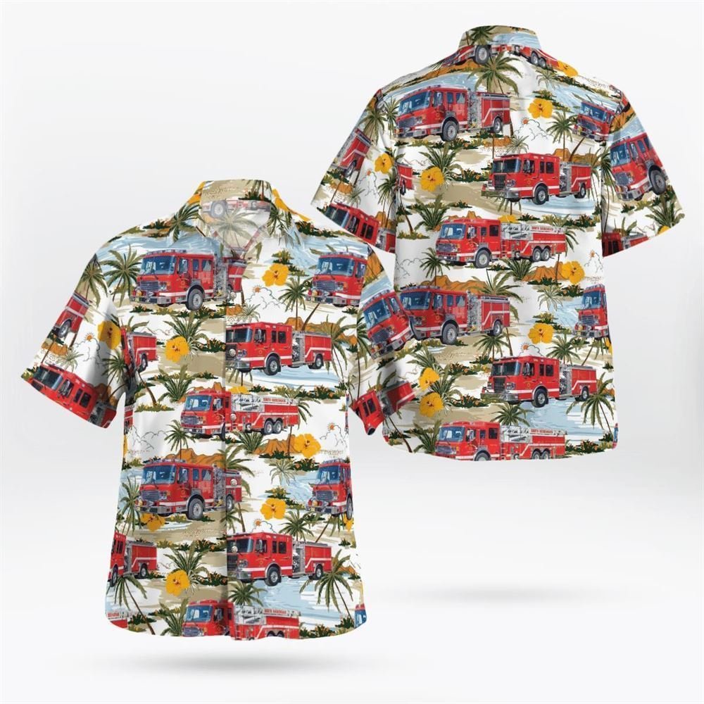 South Hackensack Fire Dept, South Hackensack, NJ Hawaiian Shirt - Gifts For Firefighters In South Hackensack, NJ