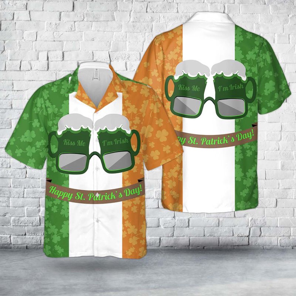 St Patricks Day Hawaiian Shirt, Irish St Patrick's Day Beer Hawaiian Shirt