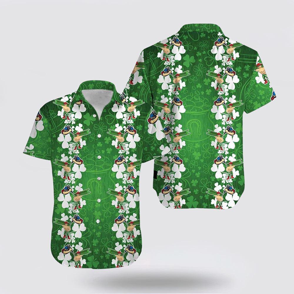 St Patrick's Day Hawaiian Shirt, Ironworker Shamrock Happy Saint PatrickS Day Hawaiian Shirt, St Patricks Day Shirts