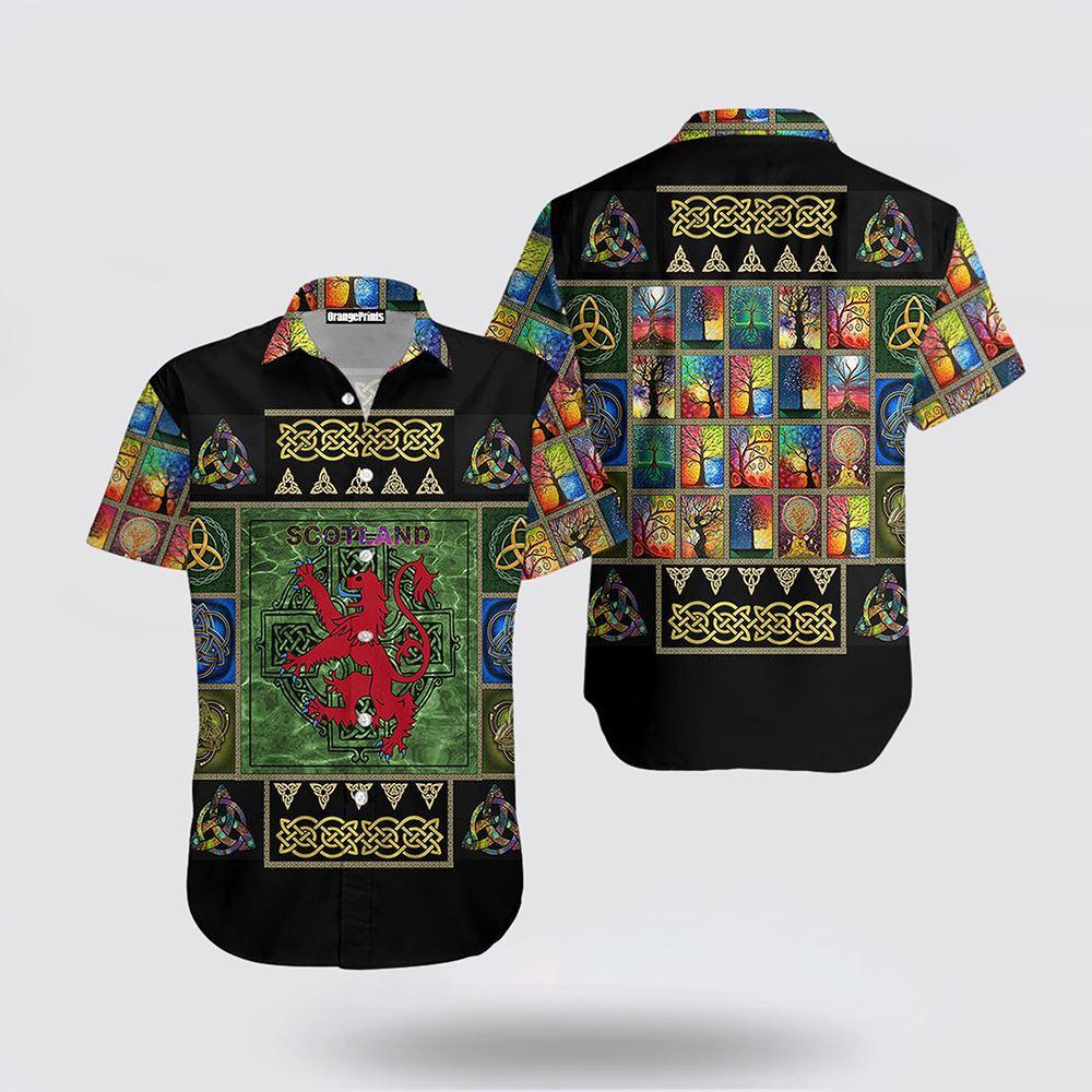 St Patrick's Day Hawaiian Shirt, Lion Royal Irish St Patrick's Day Hawaiian Shirt, St Patricks Day Shirts