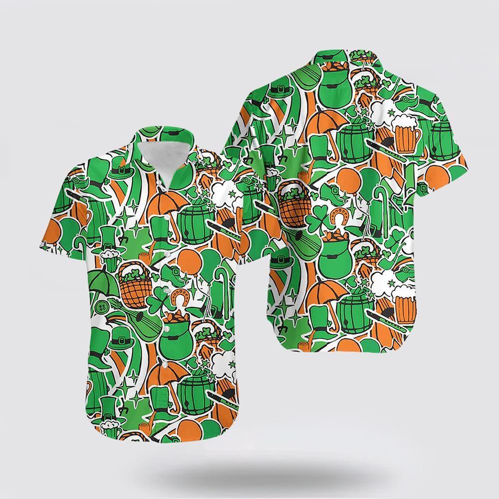 St Patrick's Day Hawaiian Shirt, St Patrick's Day Hawaiian Shirt, St Patricks Day Shirts