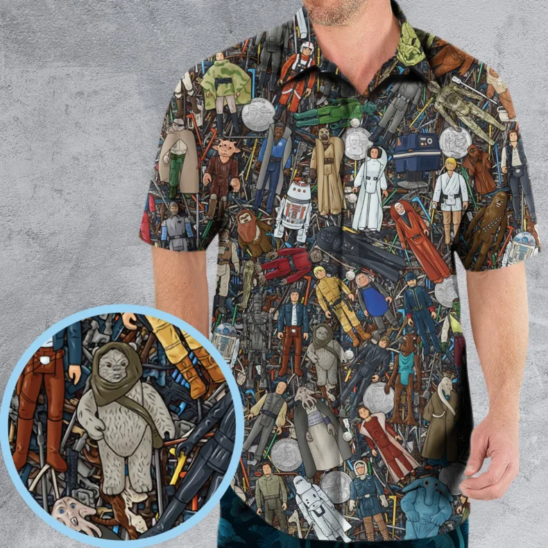 Star Wars Characters Figures Hawaiian Shirt