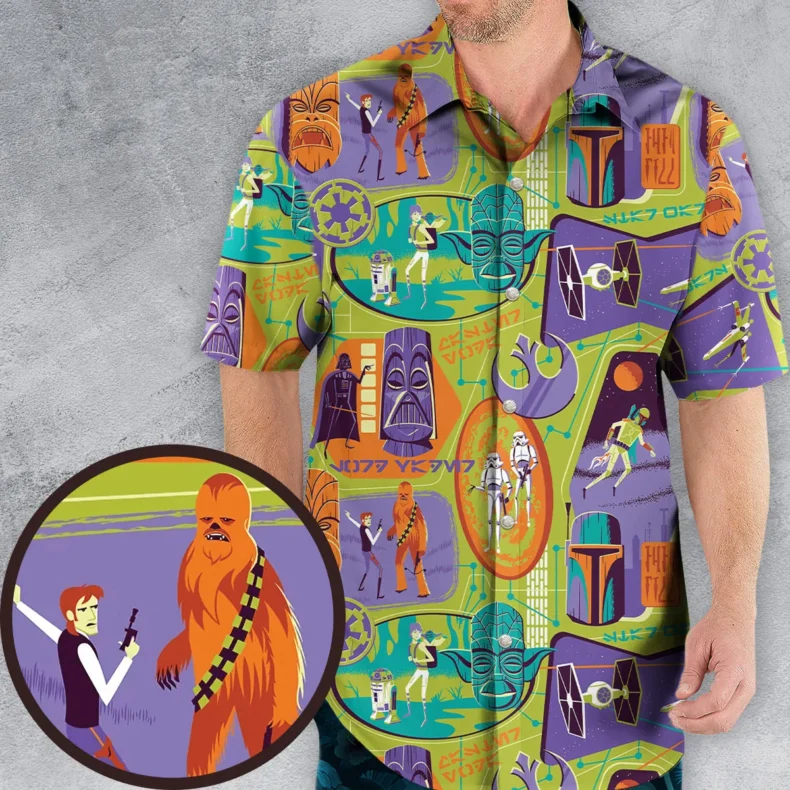 Star Wars Tiki Hawaiian Shirt