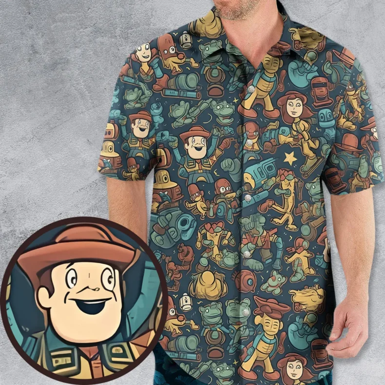 Story of Toy Cowboys Toy Story Hawaiian Shirt