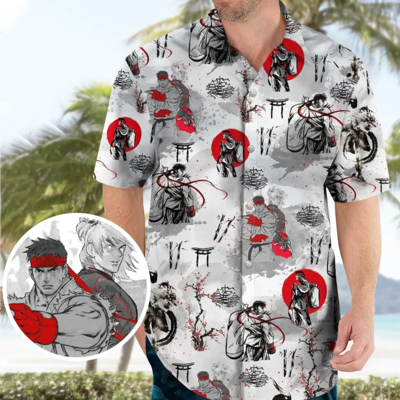 Street Fighter Hawaiian Shirt