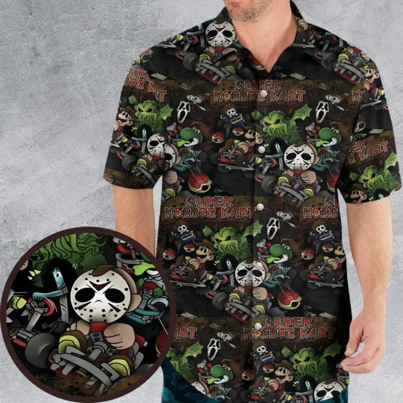 Super Horror Kart Hawaiian Shirt