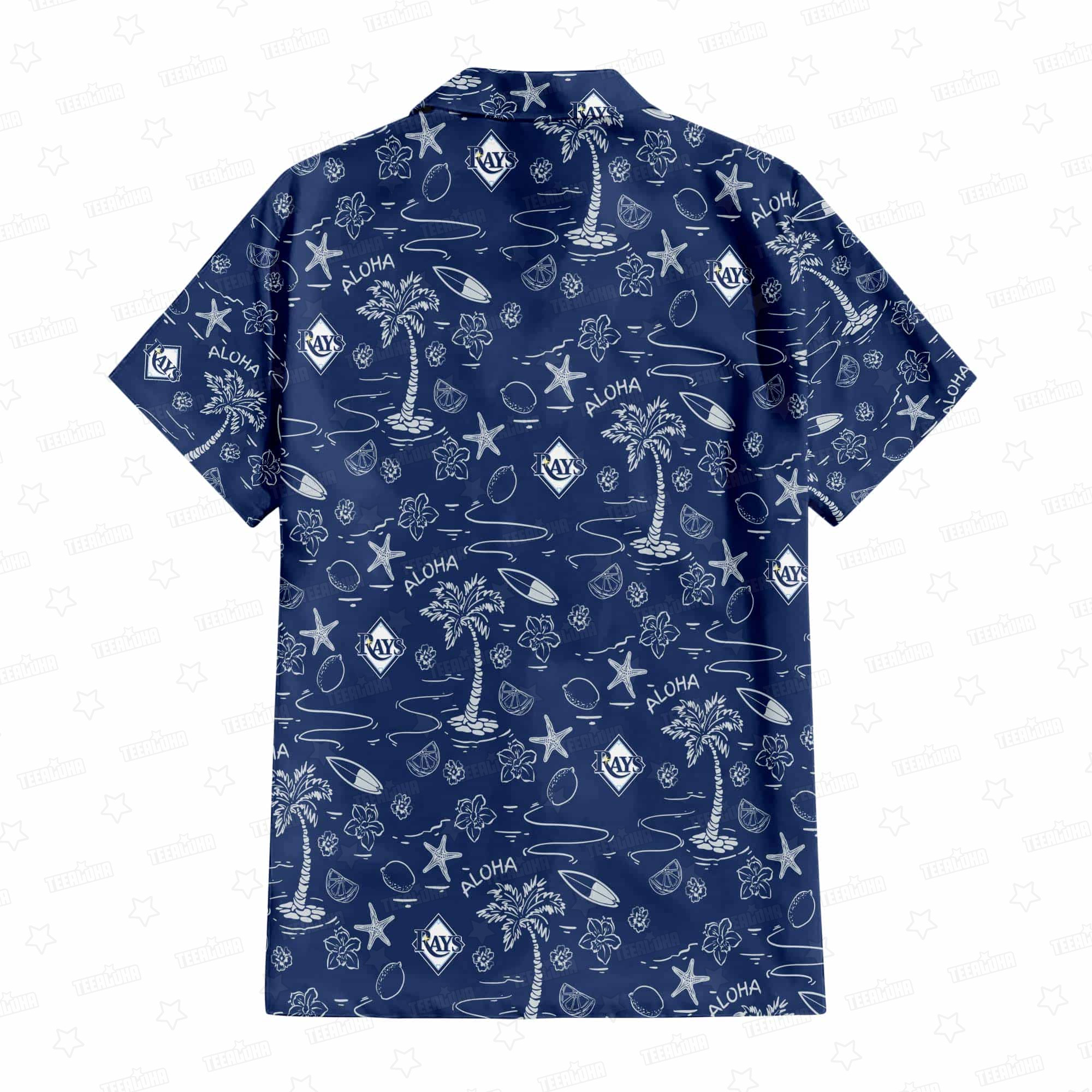 Tampa Bay Rays Aloha Paradise Hawaiian Shirt