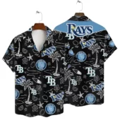 Tampa Bay Rays Midnight Tropics Hawaiian Shirt