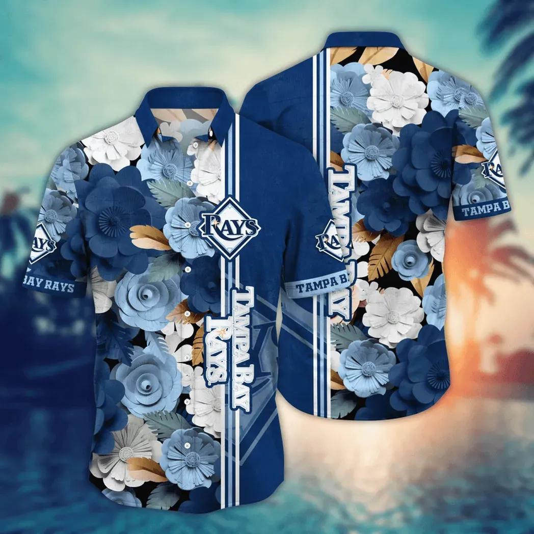 Tampa Bay Rays MLB Flower Aloha Hawaiian Shirt 17, MLB Hawaiian Shirt