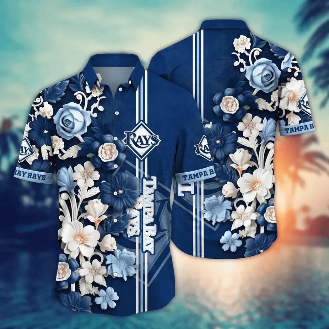 Tampa Bay Rays MLB Flower Aloha Hawaiian Shirt 18, MLB Hawaiian Shirt