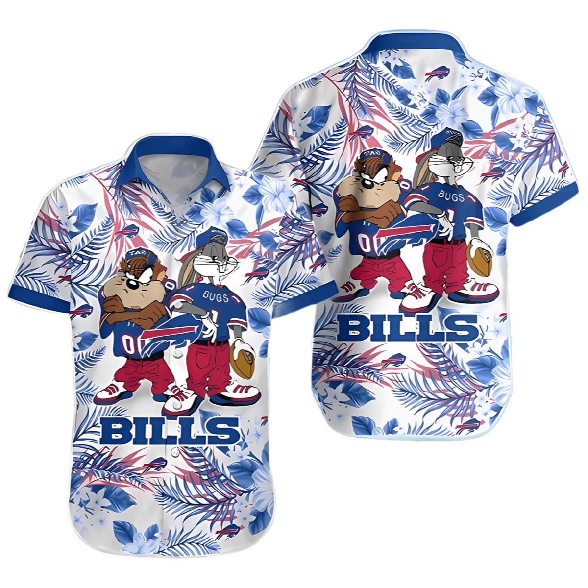 Taz And Bugs Buffalo Bills Hawaiian Shirt