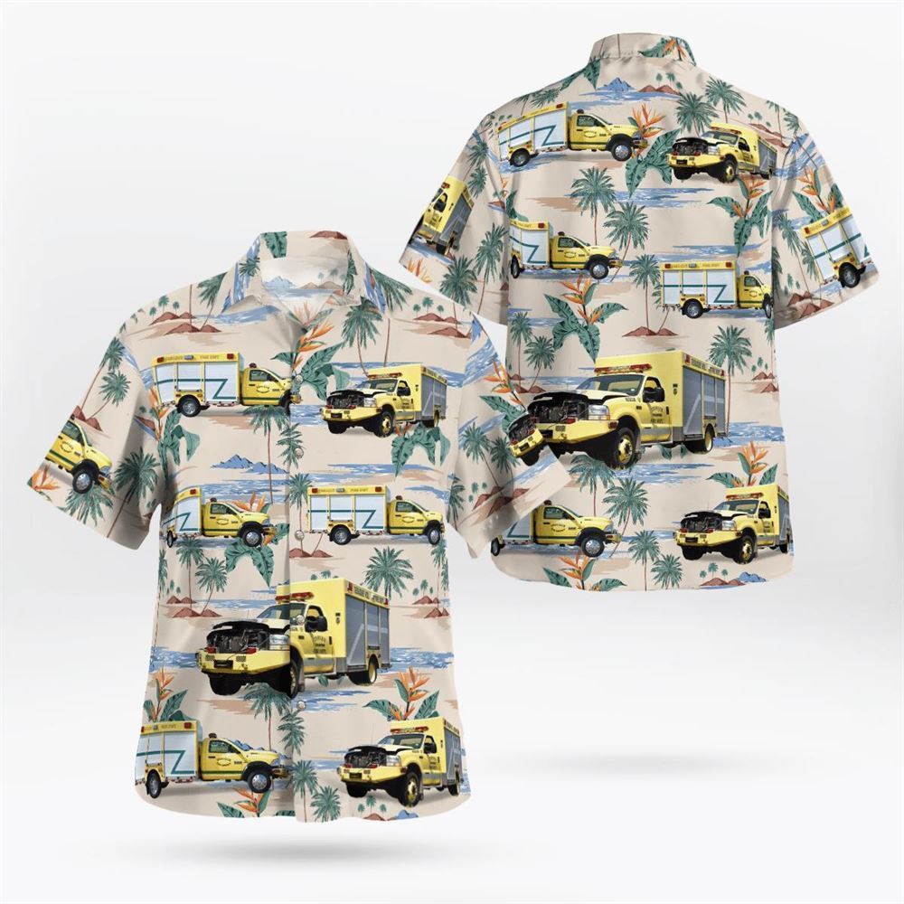 Tesuque Fire District, Tesuque, New Mexico Hawaiian Shirt - Gifts For Firefighters In Tesuque, NM