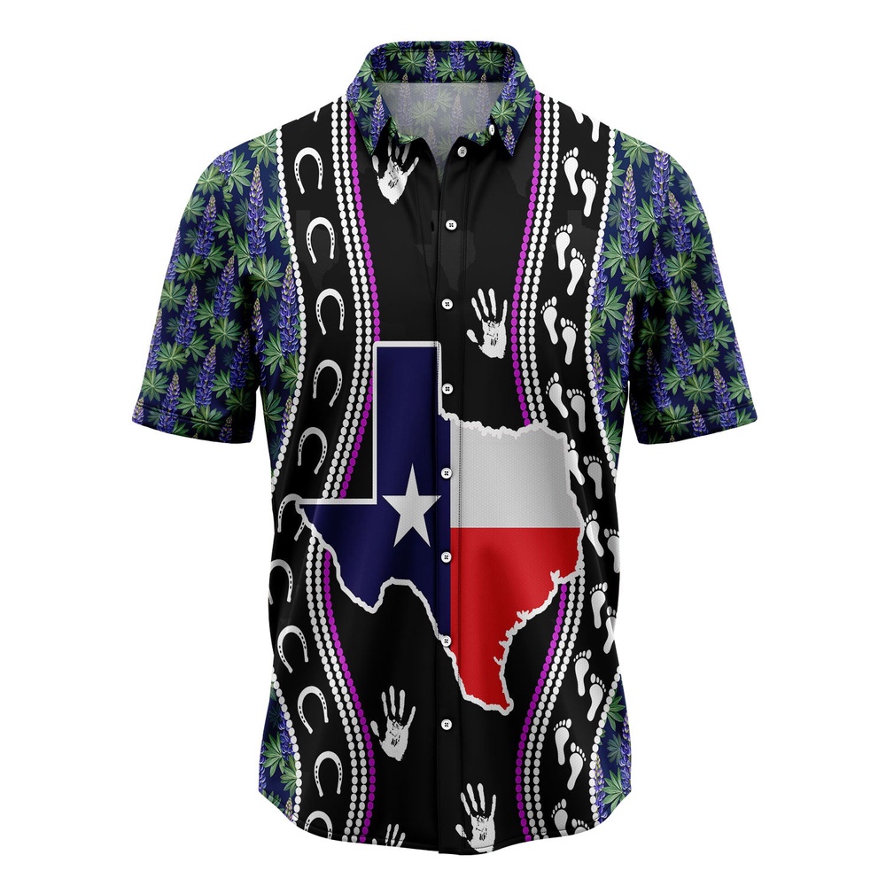 Texas Bluebonnet Awesome Hawaiian Shirt, Texas Hawaii Shirt, Texas Shirt