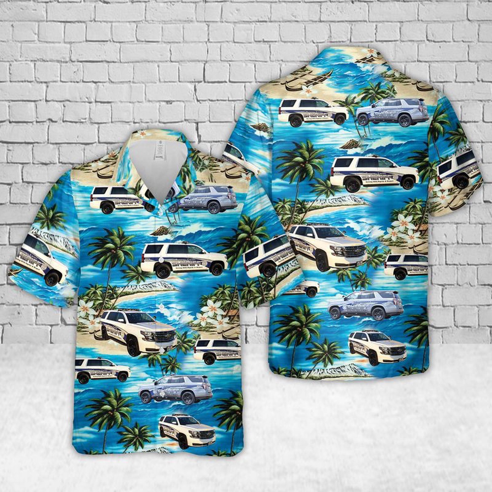 Texas Brazoria County Sheriff Hawaiian Shirt, Texas Hawaii Shirt, Texas Shirt