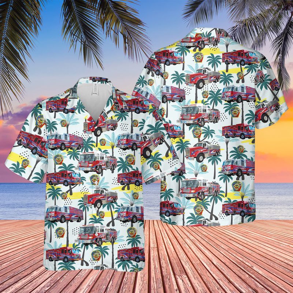 Texas Cypress Creek Fire Department Hawaiian Shirt, Texas Hawaii Shirt, Texas Shirt