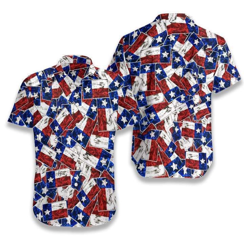 Texas Pattern 3D All Over Printed Hawaiian Shirt Unique Beach Shirt, Texas Hawaii Shirt, Texas Shirt