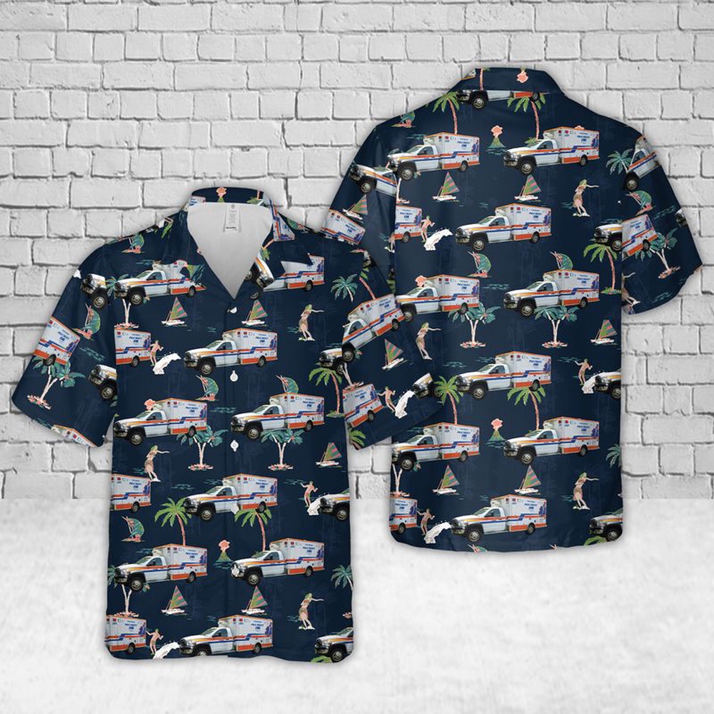 Texas Polk County EMS Hawaiian Shirt, Texas Hawaii Shirt, Texas Shirt