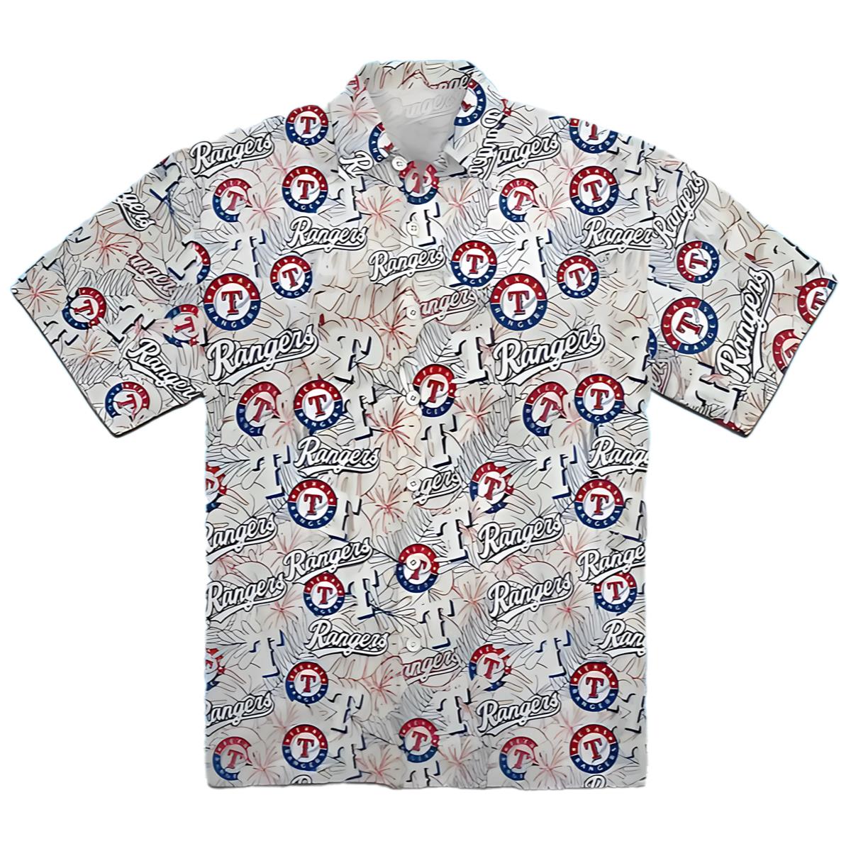 Texas Rangers Hawaiian Shirt Giveaway