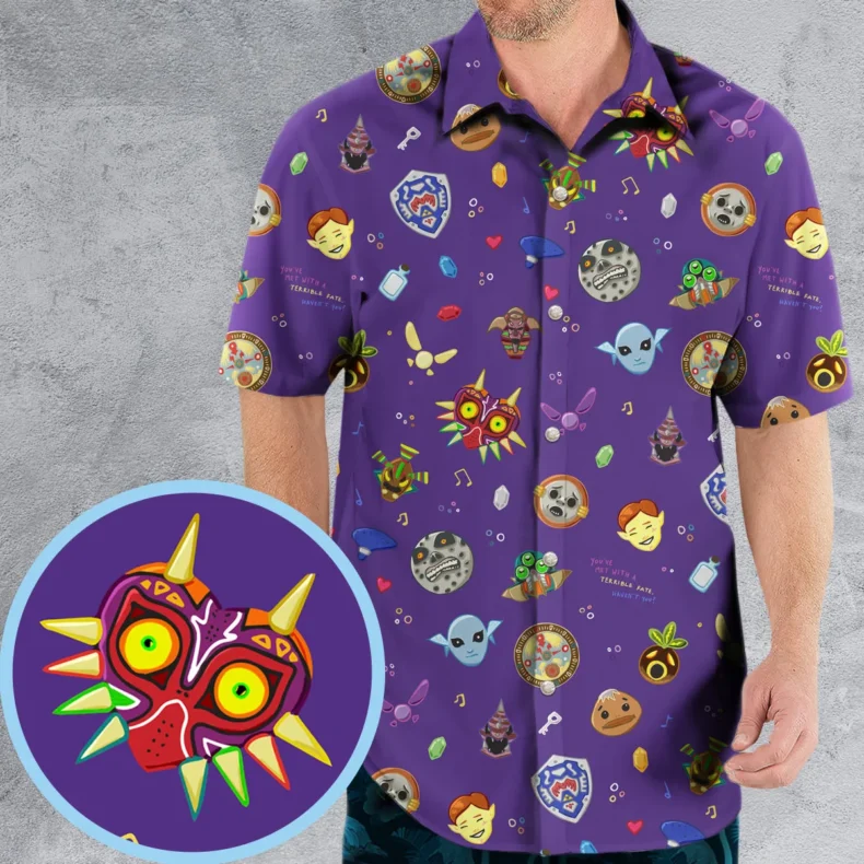 The Final Days The Legend of Zelda Hawaiian Shirt