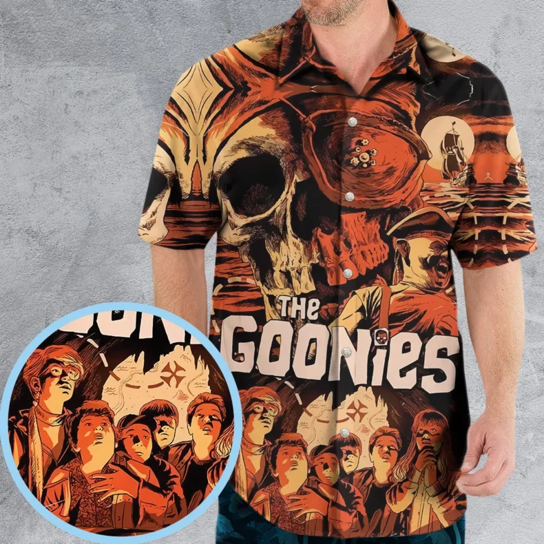 The Goonies Pattern Hawaiian Shirt