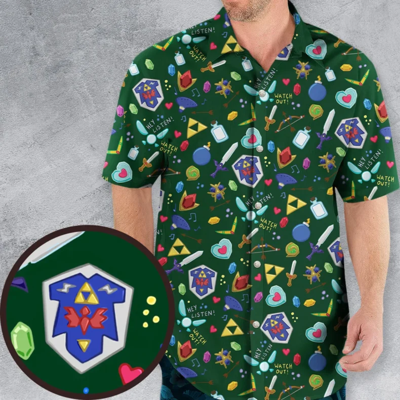 The Legend Of Zelda Hawaiian Shirt