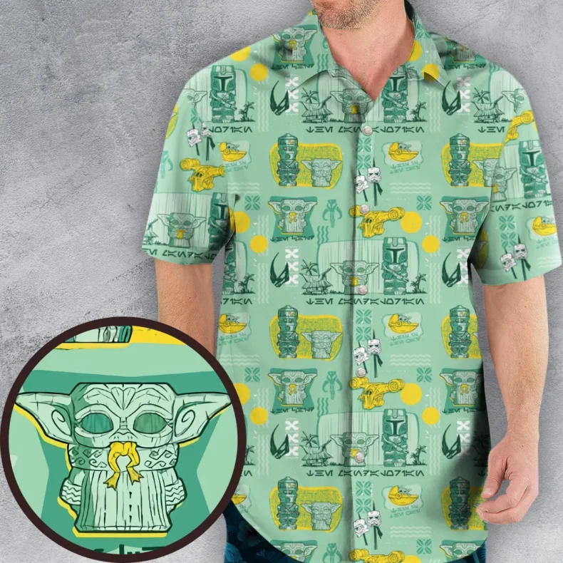 The Mandalorian Star Wars Aloha Hawaiian Shirt