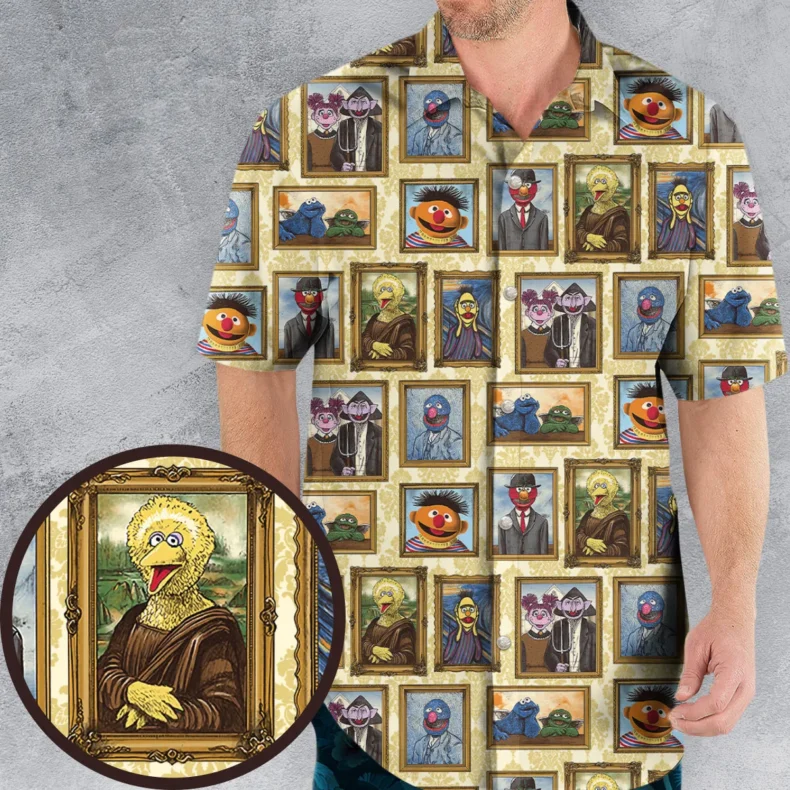 The Masterpiece Muppet Sesame Street Hawaiian Shirt