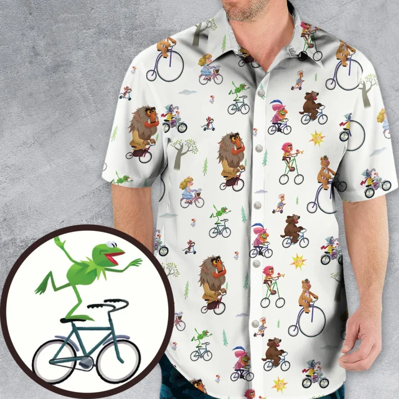 The Muppet Movie Bike Scene Hawaiian Shirt