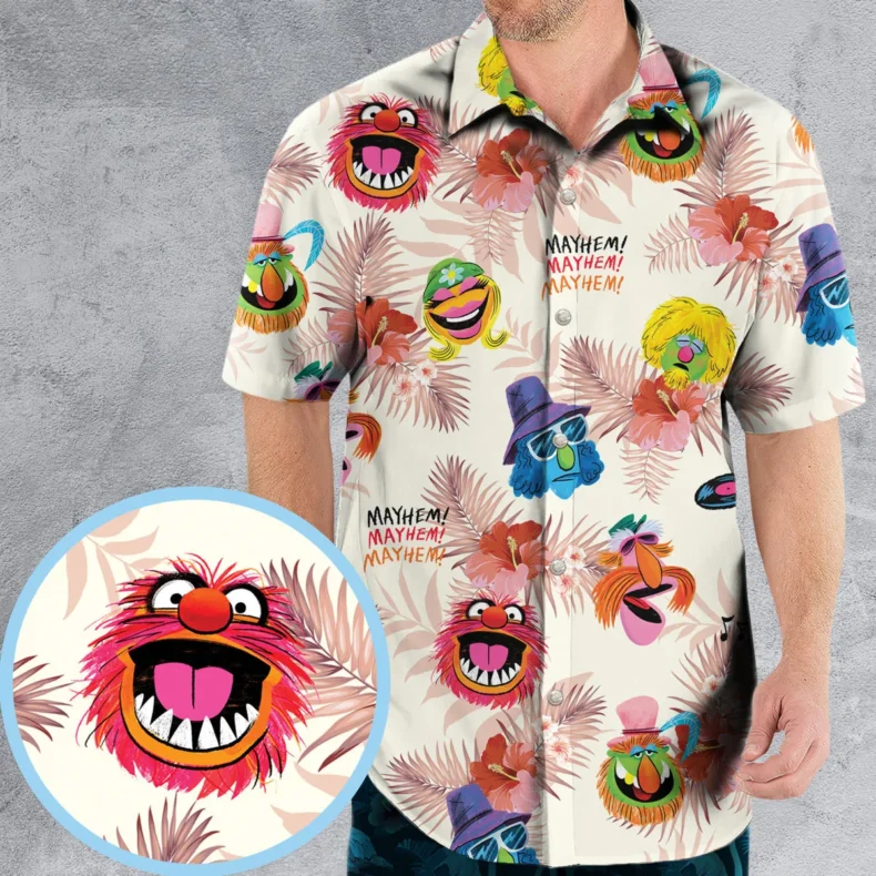 The Muppet Show Dr. Teeth And The Electric Mayhem Hawaiian Shirt