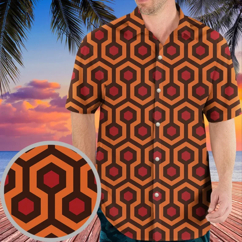 The Overlook Pattern The Shining Hawaiian Shirt