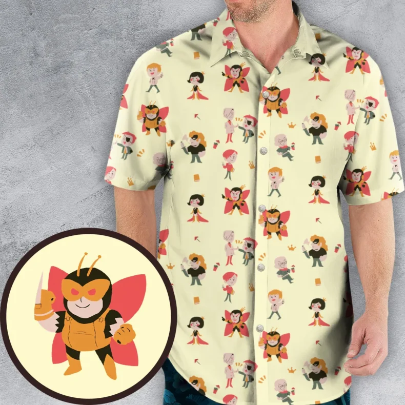 The Venture Bros Pattern Hawaiian Shirt