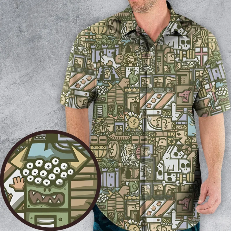 The Whole Grail Monty Python Hawaiian Shirt