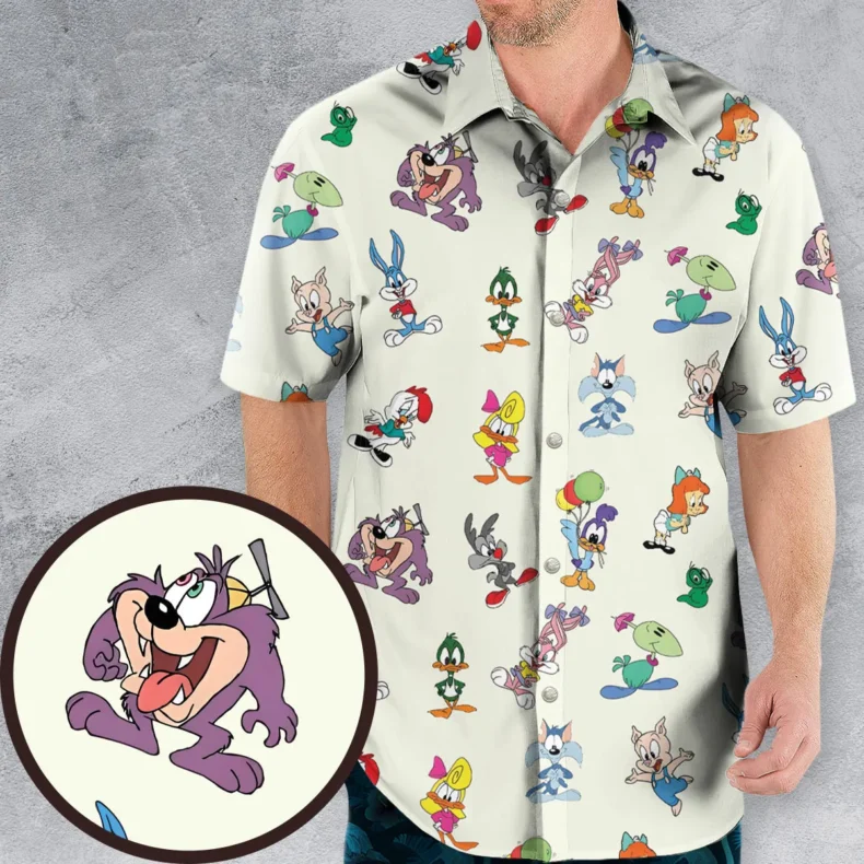 Tiny Toon Adventures Characters Hawaiian Shirt