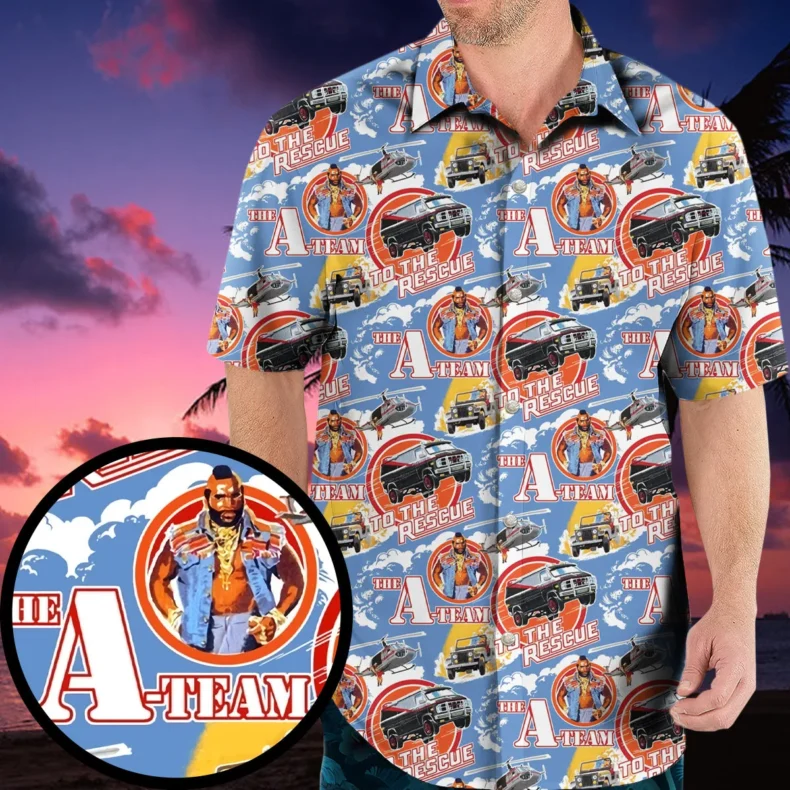 To The Rescue The A Team Pattern Hawaiian Shirt