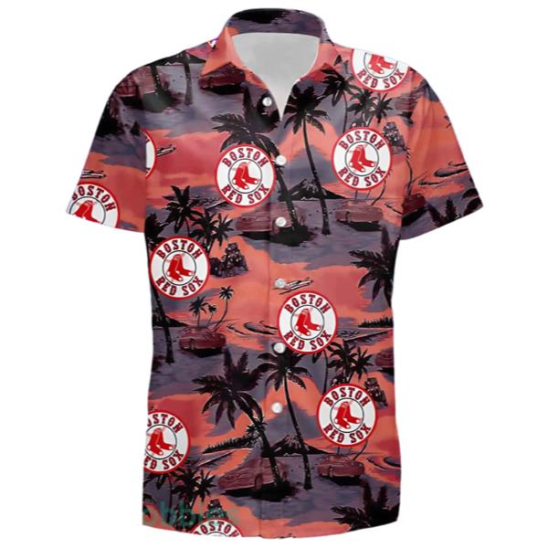 Tommy Bahama Red Sox Hawaiian Shirt