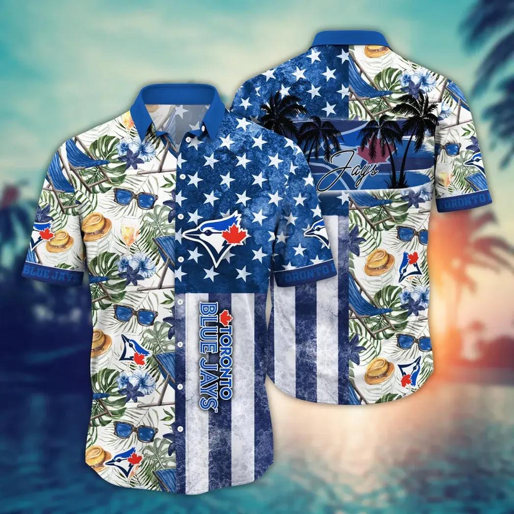 Toronto Blue Jays MLB Flower Aloha Hawaiian Shirt 10, MLB Hawaiian Shirt