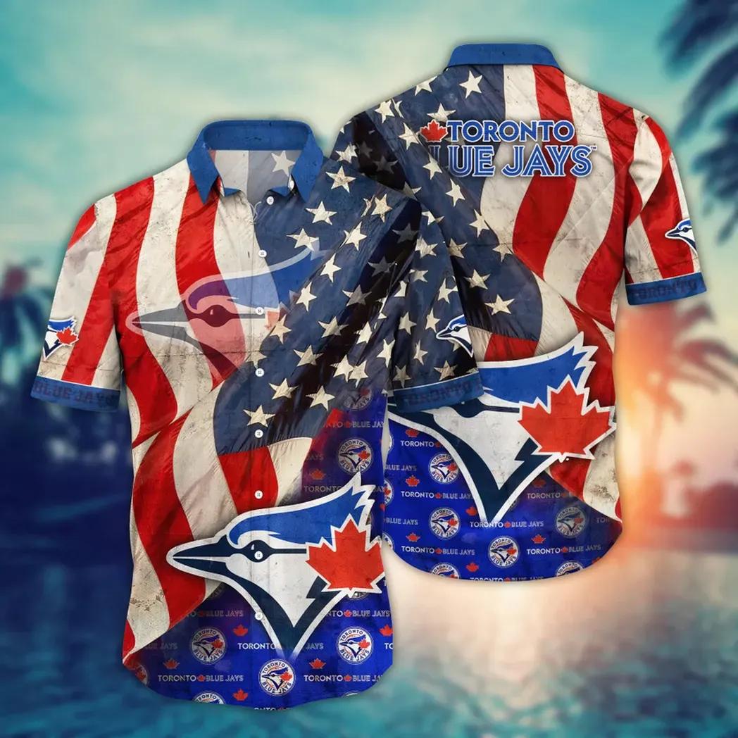 Toronto Blue Jays MLB Flower Aloha Hawaiian Shirt 12, MLB Hawaiian Shirt