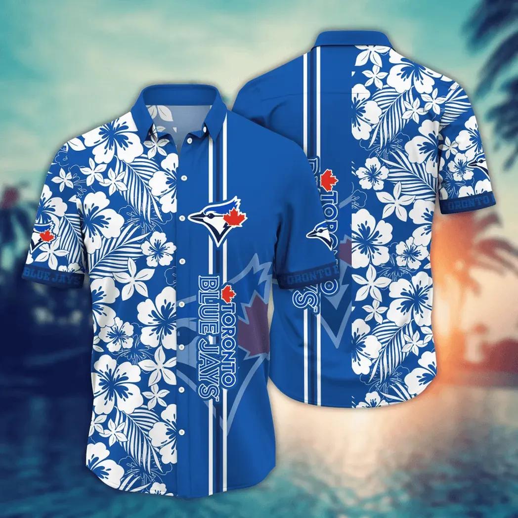 Toronto Blue Jays MLB Flower Aloha Hawaiian Shirt 14, MLB Hawaiian Shirt