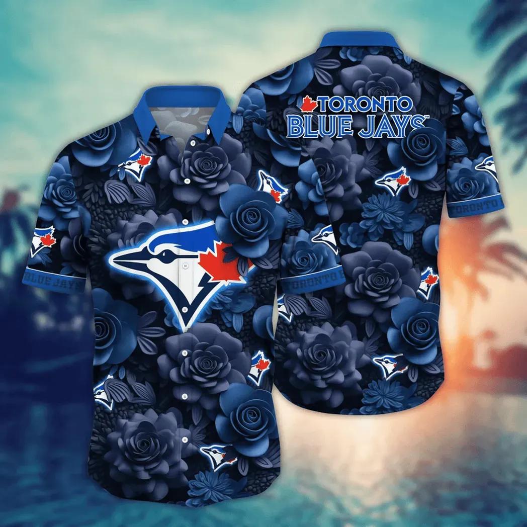 Toronto Blue Jays MLB Flower Aloha Hawaiian Shirt 16, MLB Hawaiian Shirt