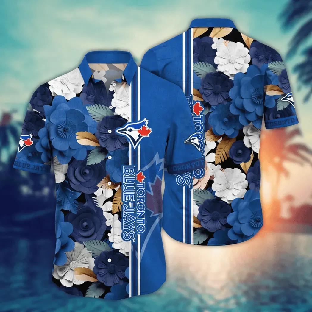 Toronto Blue Jays MLB Flower Aloha Hawaiian Shirt 17, MLB Hawaiian Shirt
