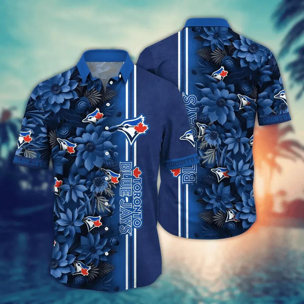 Toronto Blue Jays MLB Flower Aloha Hawaiian Shirt 5, MLB Hawaiian Shirt